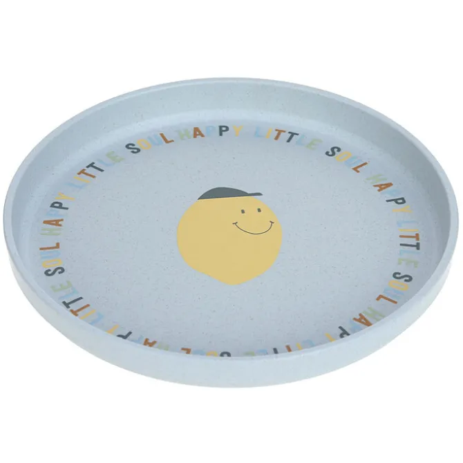 LÄSSIG Assiette Happy Fruits - Citron