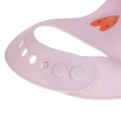 LÄSSIG Bavoir en Silicone Happy Rascals - Coeur