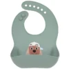 LÄSSIG Bavoir en Silicone Tiny Team - Chien
