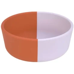 LÄSSIG Bol en Silicone Happy Rascals - Coeur