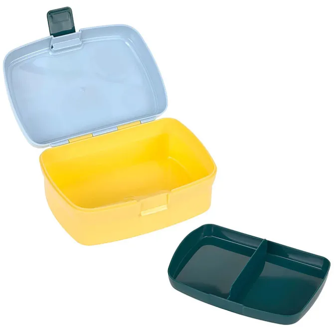LÄSSIG Boîte à Goûter Smileyworld® - Bleu