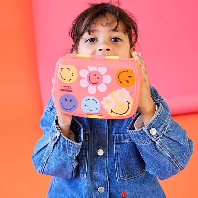 LÄSSIG Boîte à Goûter Smileyworld® - Dusty Rose