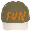 LÄSSIG Casquette Visière Courbée Little Gang Fun Sable et Olive - 1/2 Ans