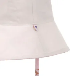 LÄSSIG Chapeau Anti-UV Réversible Ice Cream Rose Pâle - 7/12 Mois