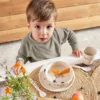 LÄSSIG Coffret Repas 4 Pièces Little Mateys - Bleu Roi