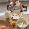 LÄSSIG Coffret Repas 4 Pièces Little Mateys - Orange Epicée