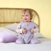 LÄSSIG Combinaison pour Dormir Chat Lilas Pâle - 4/6 Ans