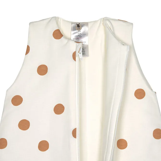 LÄSSIG Combinaison pour Dormir Big Dots Blanc Cassé - 1/2 Ans