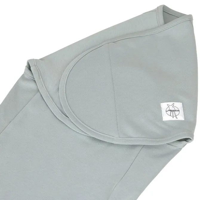 LÄSSIG Couverture d'Emmaillotage Cozy Vert Pâle - 0/3 Mois