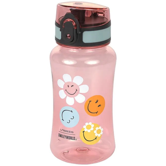 LÄSSIG Gourde Smileyworld® Dusty Rose - 420 ml