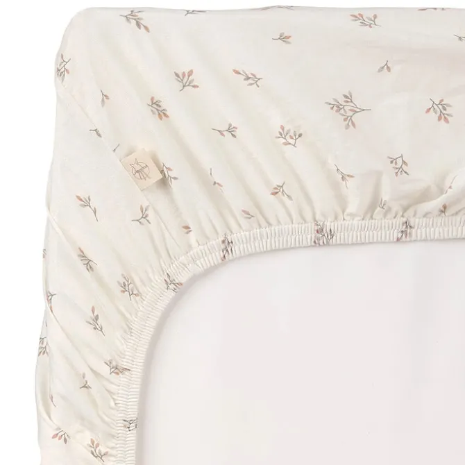 LÄSSIG Housse Matelas à Langer Miracle of Nature - Feuilles