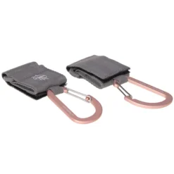 LÄSSIG Lot de 2 Attaches Poussette avec Mousqueton Casual