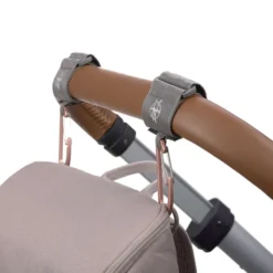 LÄSSIG Lot de 2 Attaches Poussette avec Mousqueton Casual