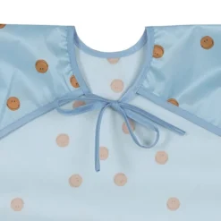LÄSSIG Lot de 2 Bavoirs à Manches Longues Happy Rascals Bleu - 6/24 Mois