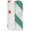 LÄSSIG Lot de 2 Langes XL Happy Rascals - Coeur