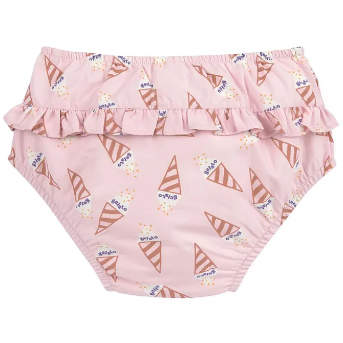 LÄSSIG Maillot de Bain Couche Ice Cream Rose Pâle - 12/18 Mois