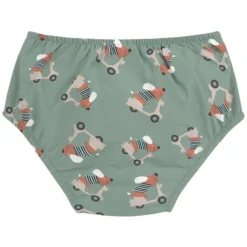 LÄSSIG Maillot de Bain Couche Scooter Chien Vert - 18/24 Mois
