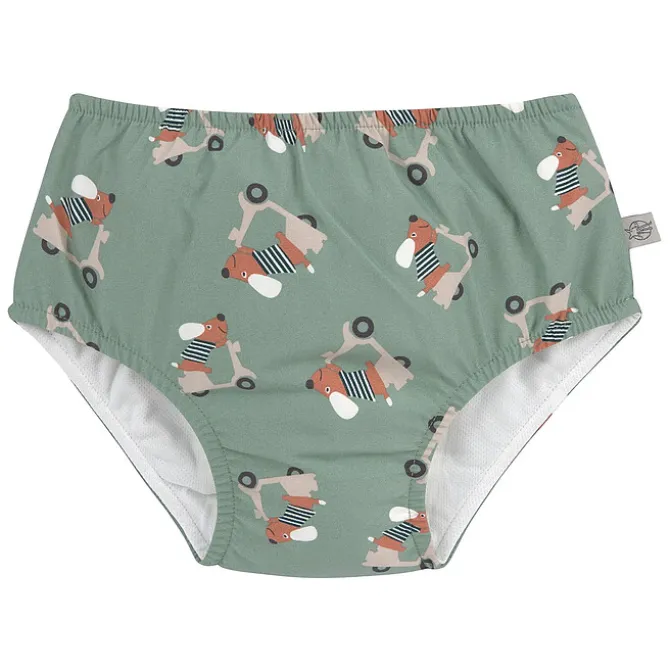 LÄSSIG Maillot de Bain Couche Scooter Chien Vert - 12/18 Mois