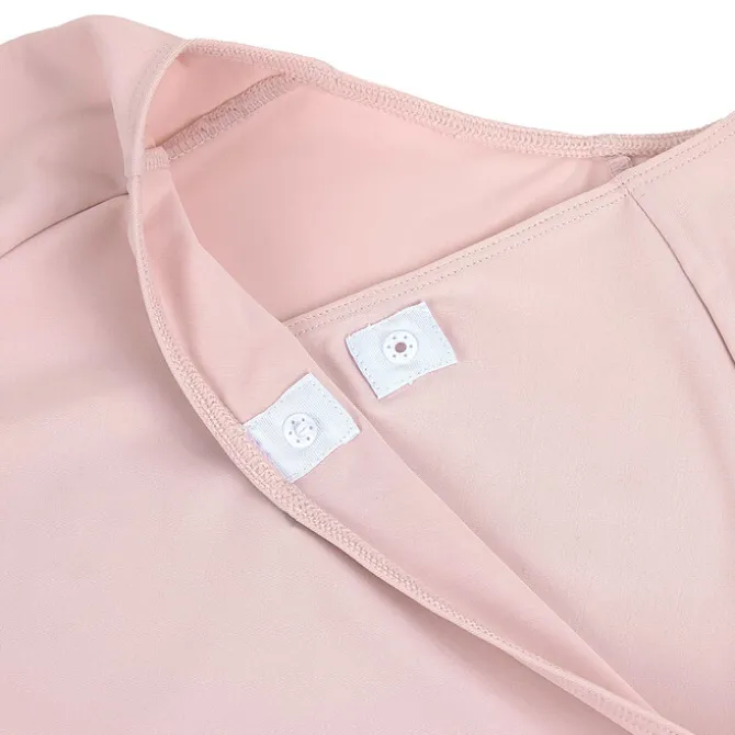 LÄSSIG Maillot de Bain 1 Pièce Manches Courtes Rose Pâle - 2/3 Ans