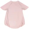 LÄSSIG Maillot de Bain 1 Pièce Manches Courtes Rose Pâle - 18/24 Mois