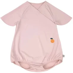 LÄSSIG Maillot de Bain 1 Pièce Manches Courtes Rose Pâle - 18/24 Mois