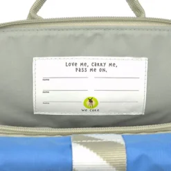 LÄSSIG Mini Sac à Dos Rolltop Sunny Explorer - Vert Bleu