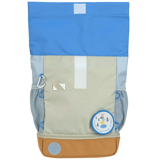 LÄSSIG Mini Sac à Dos Rolltop Sunny Explorer - Vert Bleu