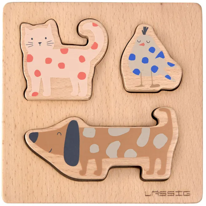 LÄSSIG Puzzle en Bois - Little Mateys