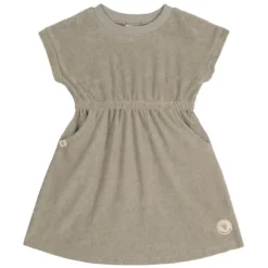 LÄSSIG Robe en Tissu Eponge Olive - 3/6 Mois