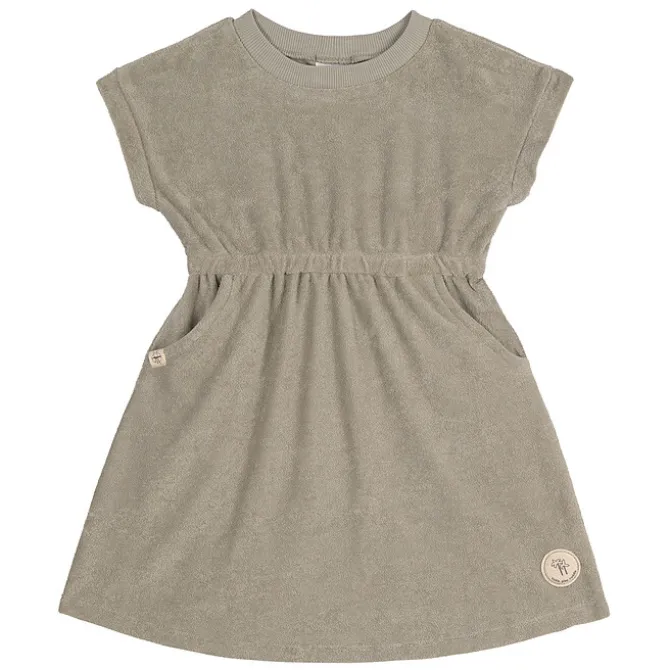 LÄSSIG Robe en Tissu Eponge Olive - 3/6 Mois