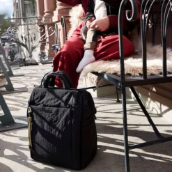 LÄSSIG Sac à Dos à Langer Minoa - Noir