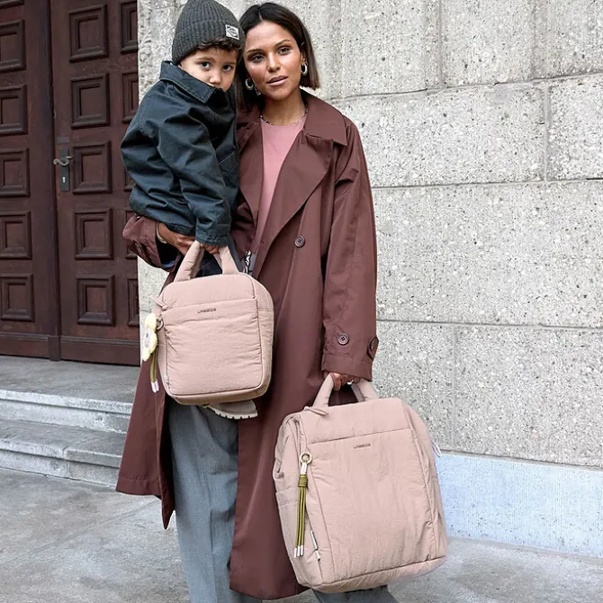 LÄSSIG Sac à Dos à Langer Minoa - Rose Poudré