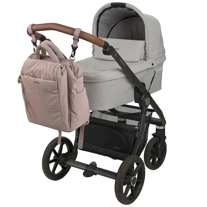 LÄSSIG Sac à Dos à Langer Minoa - Rose Poudré