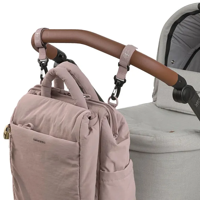 LÄSSIG Sac à Dos à Langer Minoa - Rose Poudré