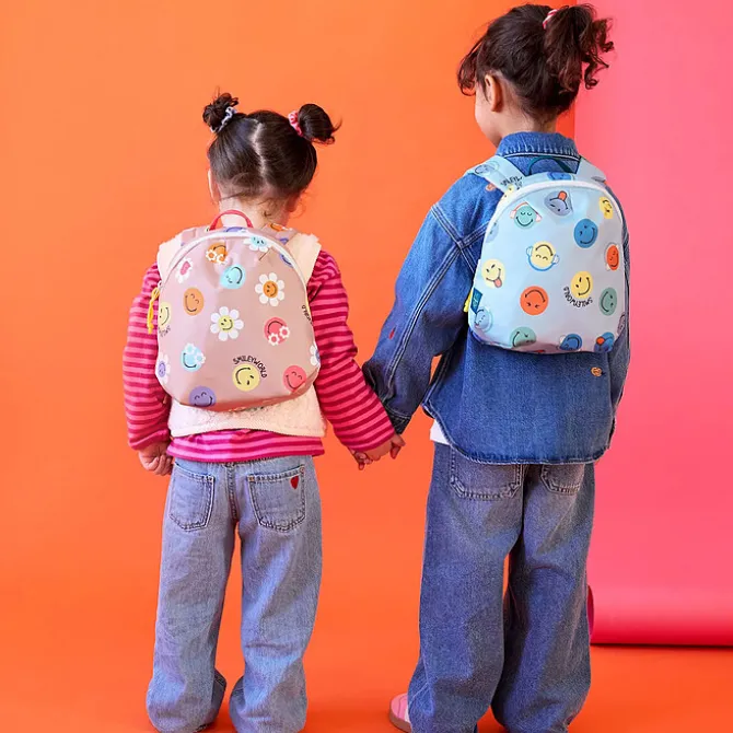 LÄSSIG Sac à Dos Tiny SmileyWorld® - Bleu