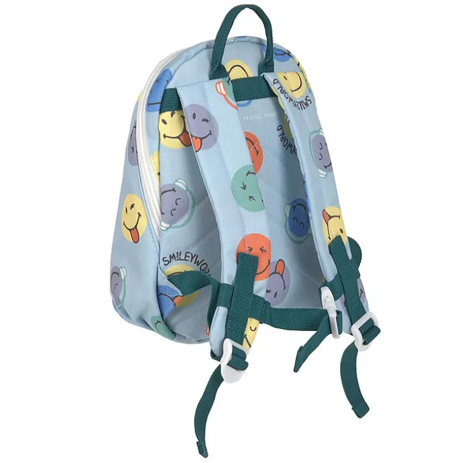 LÄSSIG Sac à Dos Tiny SmileyWorld® - Bleu