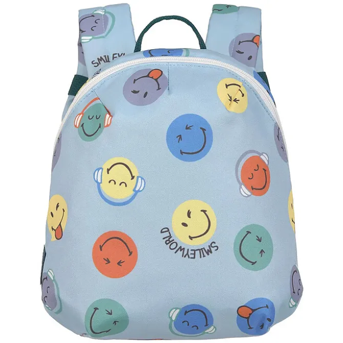 LÄSSIG Sac à Dos Tiny SmileyWorld® - Bleu