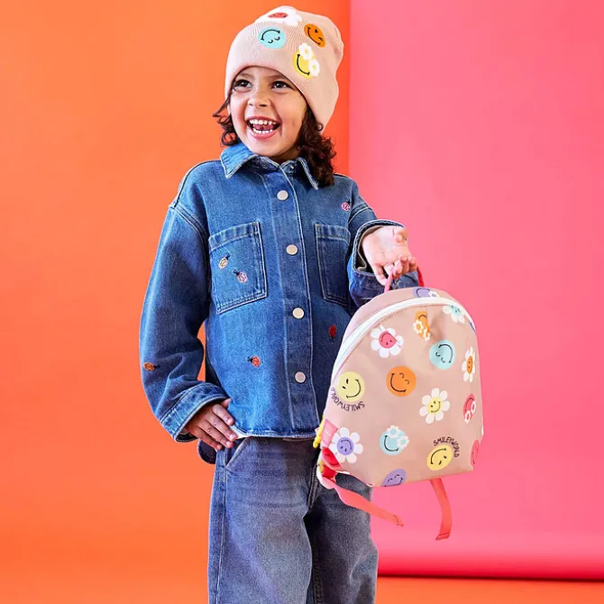 LÄSSIG Sac à Dos Tiny SmileyWorld® - Dusty Rose