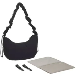 LÄSSIG Sac à Langer Banane Lunua Up - Noir