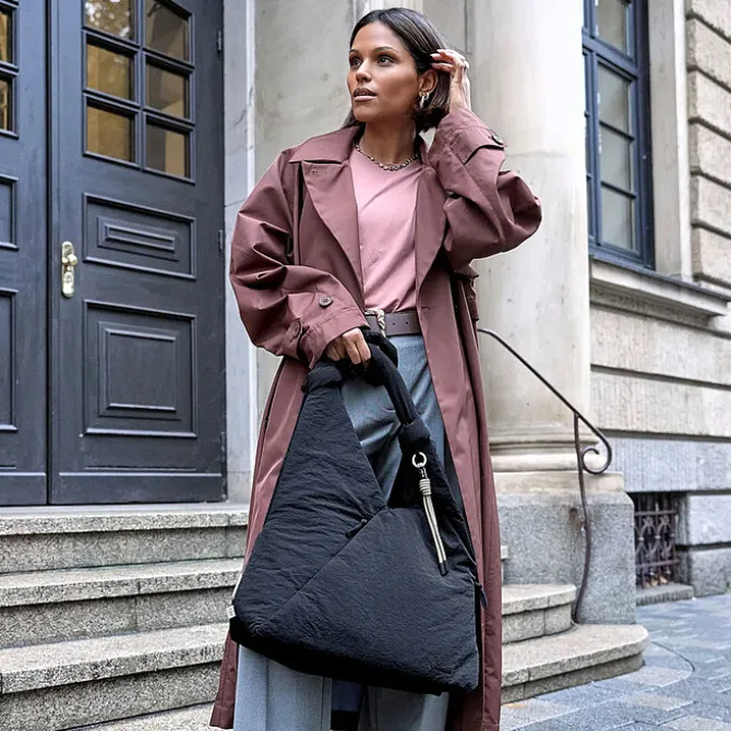 LÄSSIG Sac à Langer Bandoulière Teya - Noir