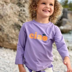 LÄSSIG T-shirt Anti-UV Manches Longues Violet - 7/12 Mois