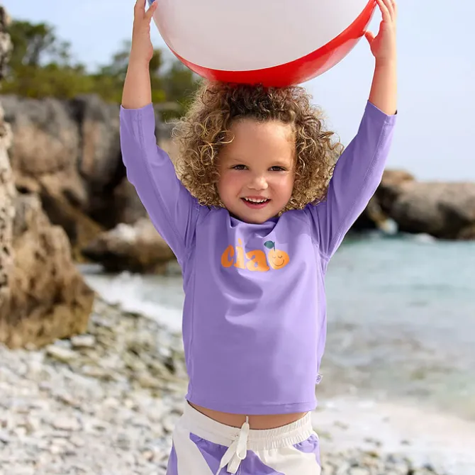 LÄSSIG T-shirt Anti-UV Manches Longues Violet - 7/12 Mois