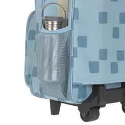 LÄSSIG Valise à Roulettes Pattern Party - Bleu