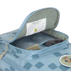 LÄSSIG Valise à Roulettes Pattern Party - Bleu