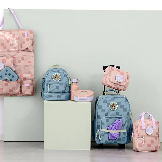 LÄSSIG Valise à Roulettes Pattern Party - Bleu