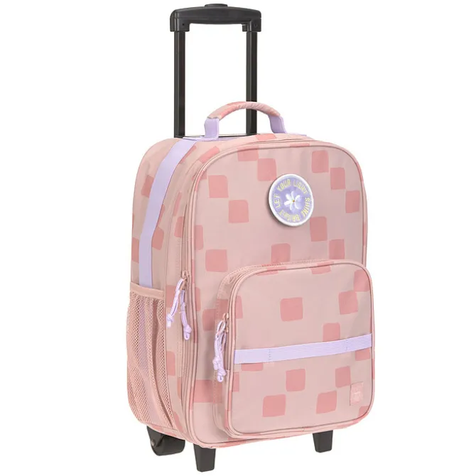 LÄSSIG Valise à Roulettes Pattern Party - Rose