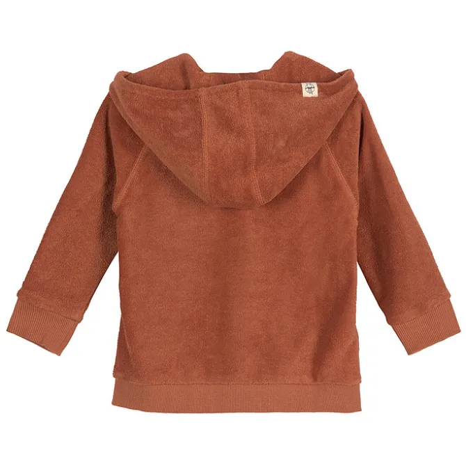 LÄSSIG Veste en Tissu Eponge Rouille - 6/12 Mois