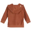 LÄSSIG Veste en Tissu Eponge Rouille - 3/6 Mois