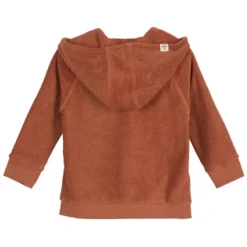LÄSSIG Veste en Tissu Eponge Rouille - 3/6 Mois