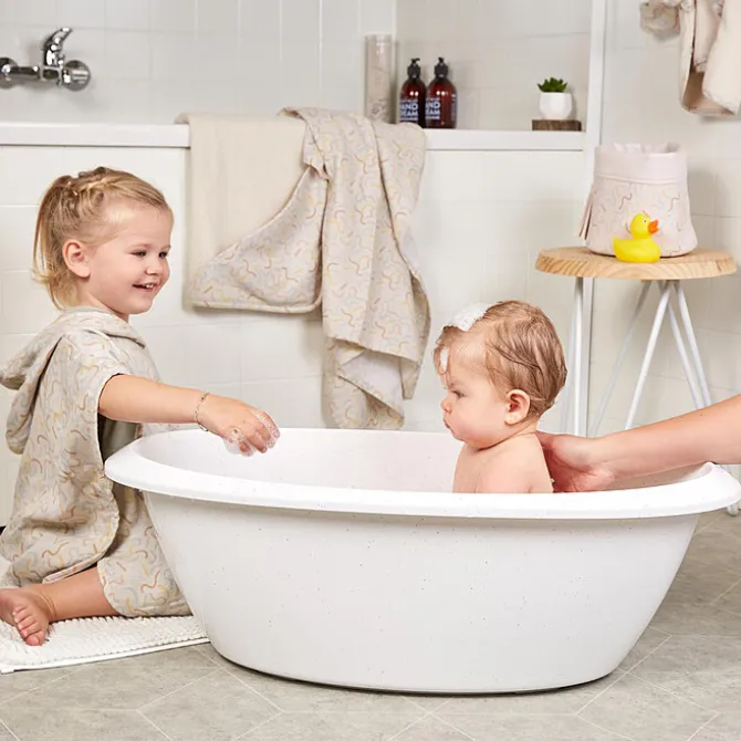 Luma Baignoire pour Bébé - Speckles White